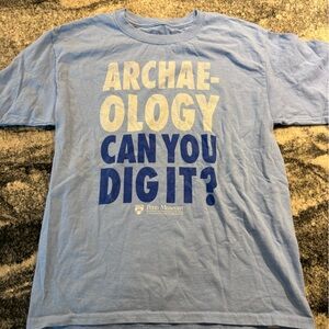 Source Unknown Light Blue Archaeology Kids Tee